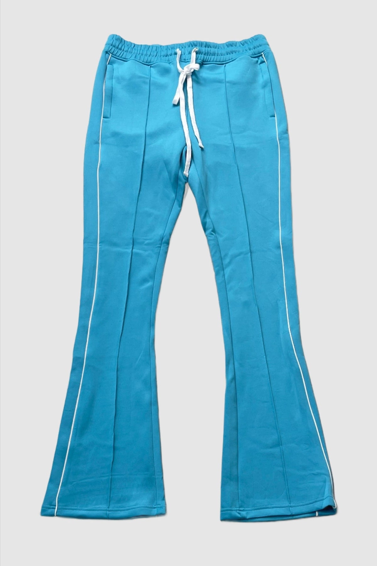 Stacked Fit Track Pants - Lt Blue