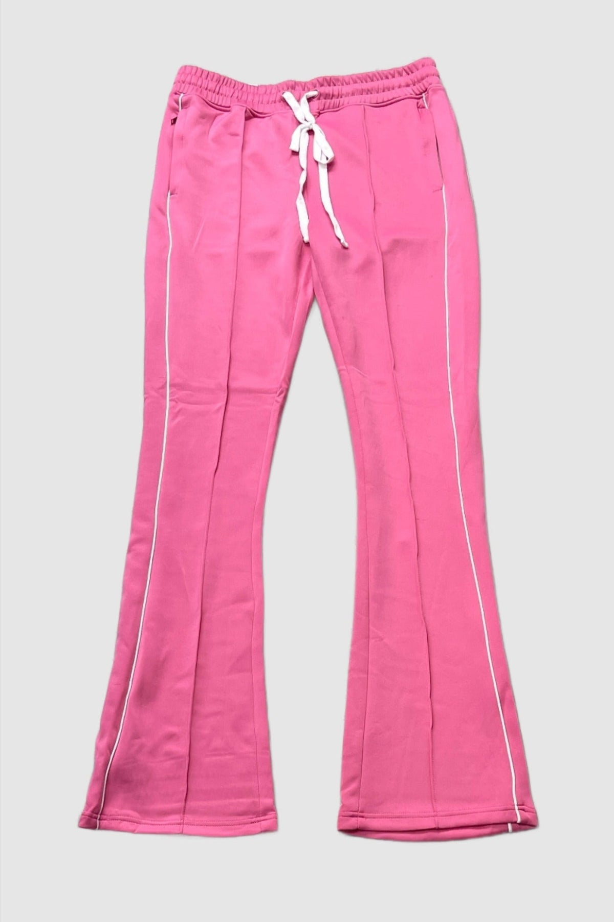Stacked Fit Track Pants - Pink