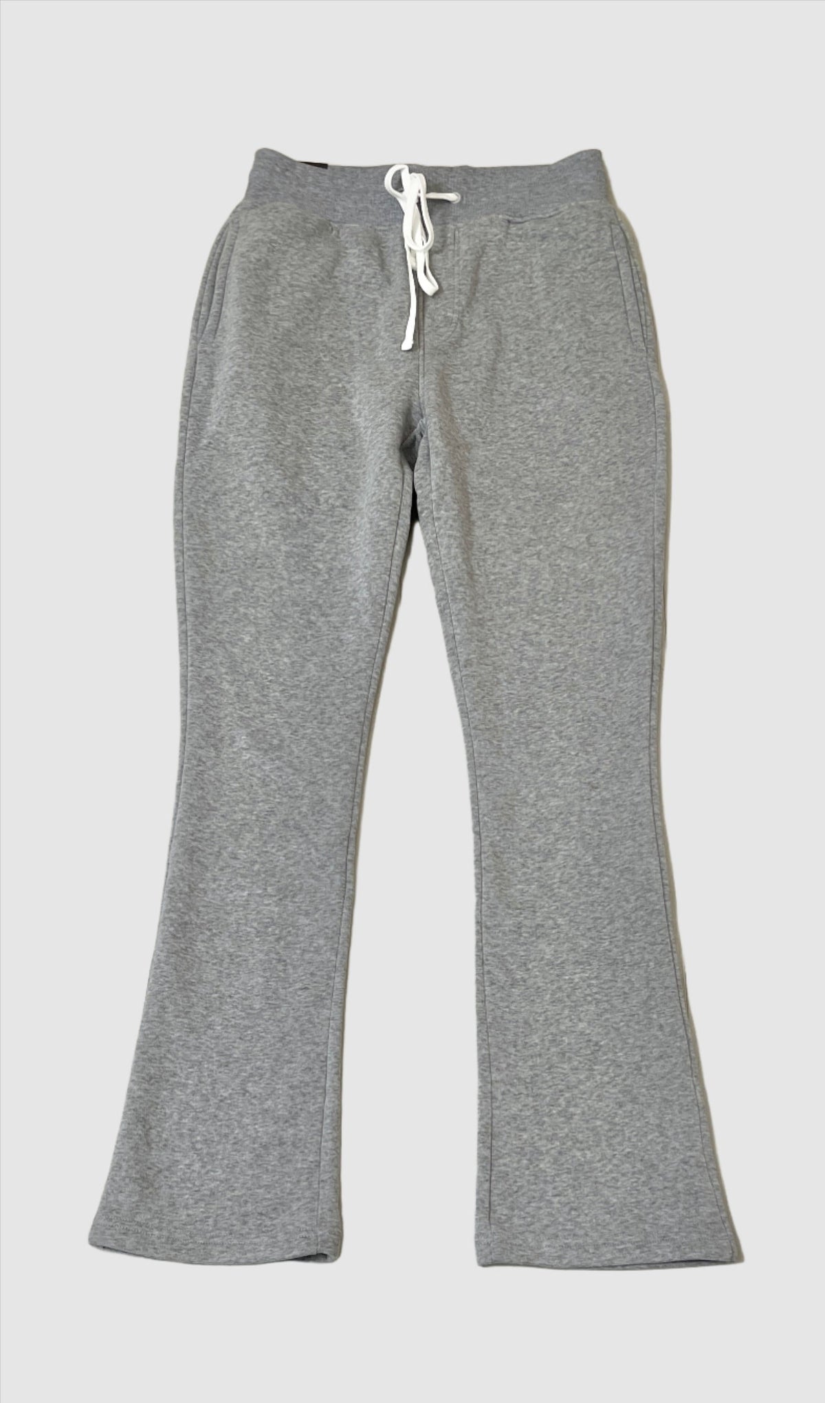 Fleece Stacked Fit Pants - H Grey