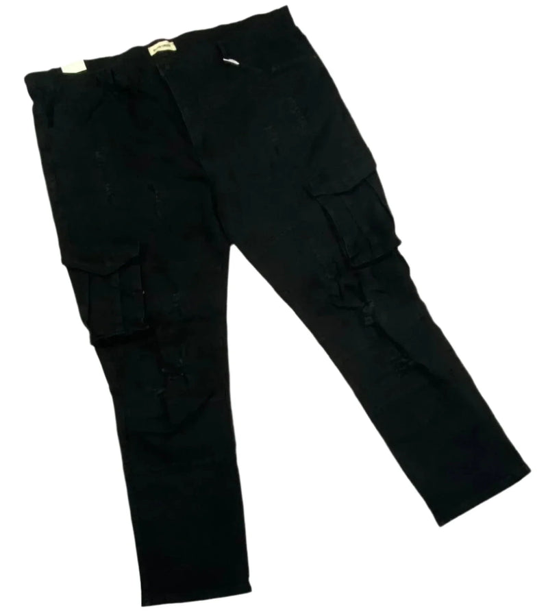 BT Skinny Cargo Jean (Big Men's) - Jet Black