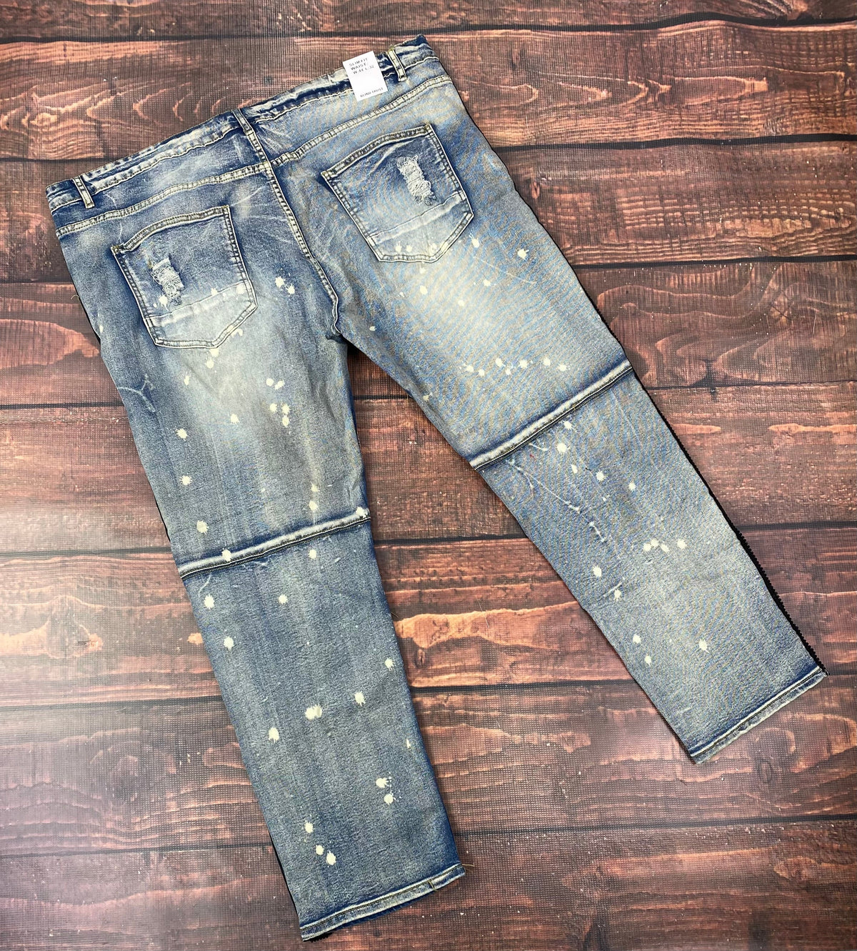 Men's Big & Tall Rhinestone Skinny Jeans