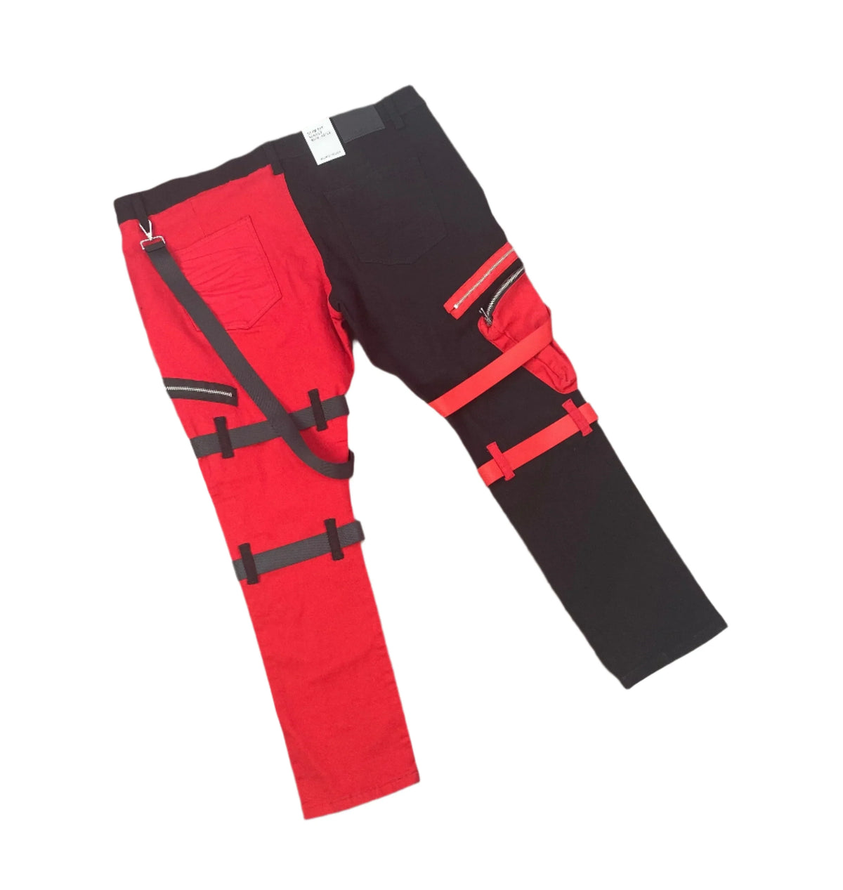 B&T 2-Tone Strap Cargo Pants