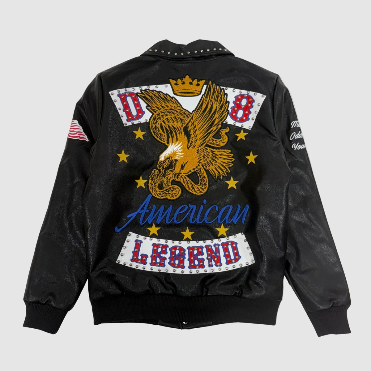 American Legend PU Embo Varsity Jacket