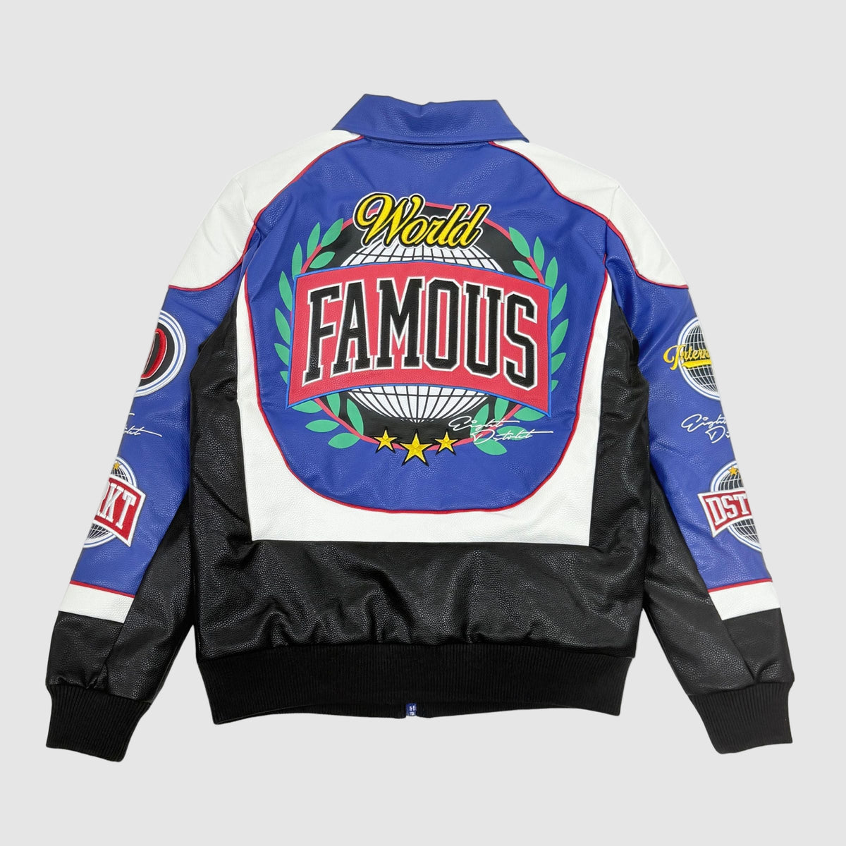 Mastermind PU Embo Varsity Jacket