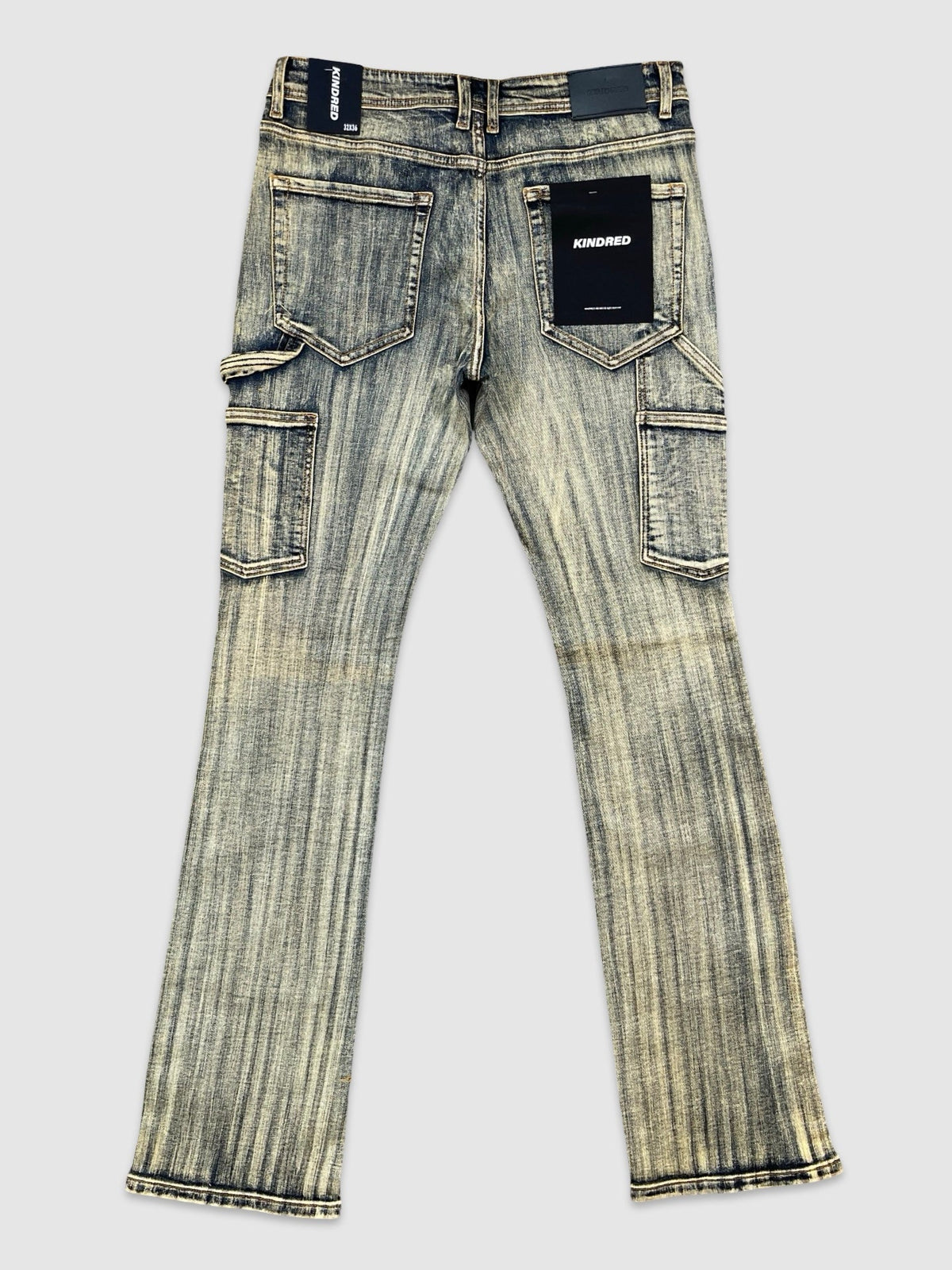 Coated Stack Rhinestone Jeans