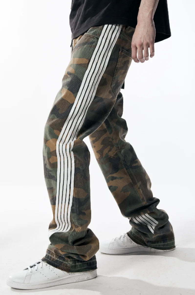Stripe Denim Relax Jeans - detail