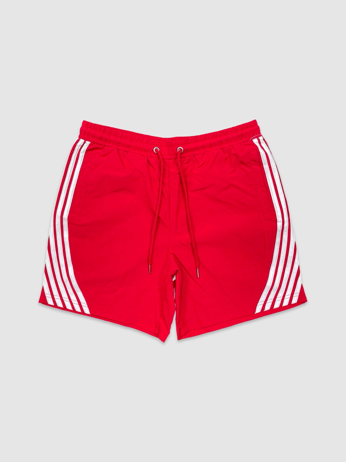 Stripe Board Shorts - Red