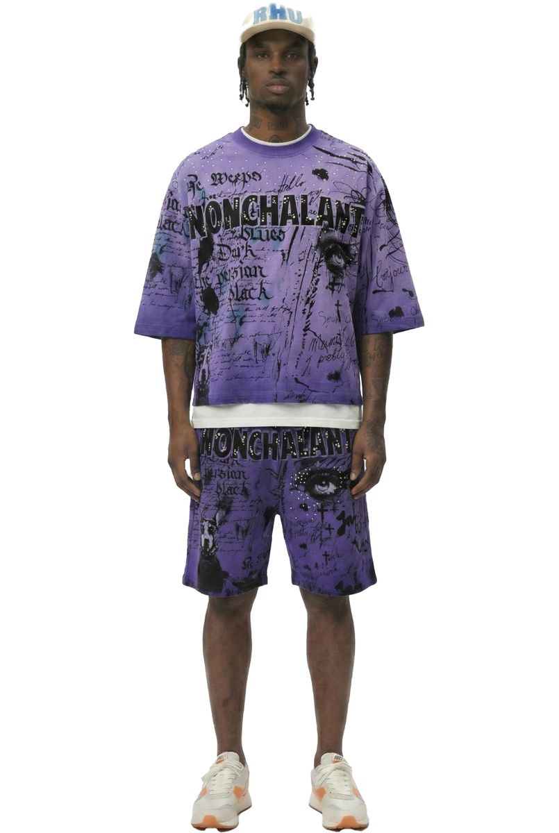 Nonchalant Short Set - Tooley (Lavender)