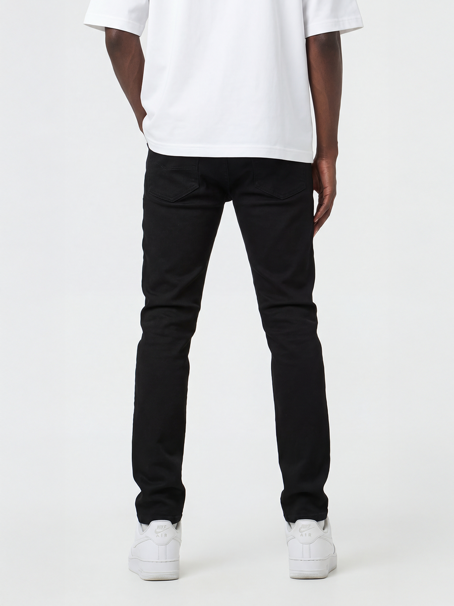 Flex Skinny Jeans - Jet Black detail