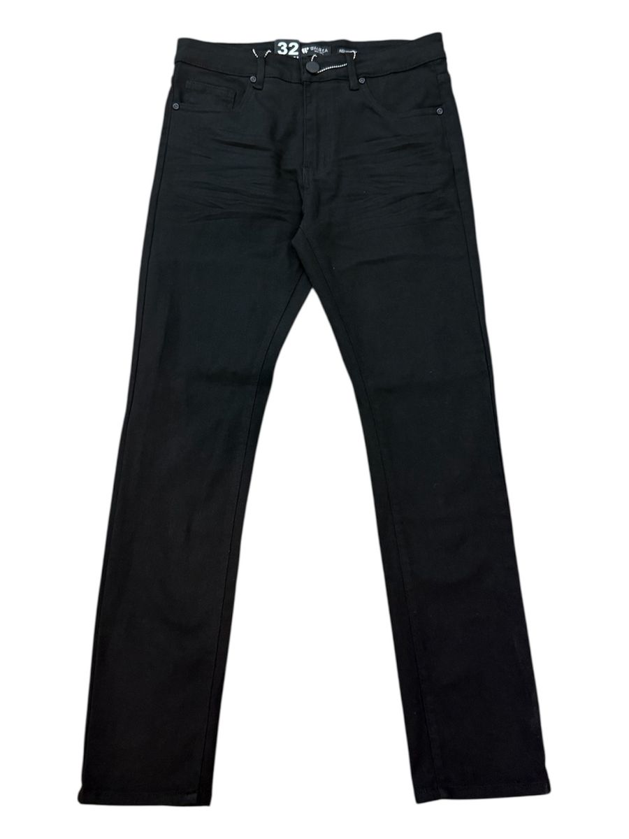 Flex Skinny Jeans - Jet Black detail