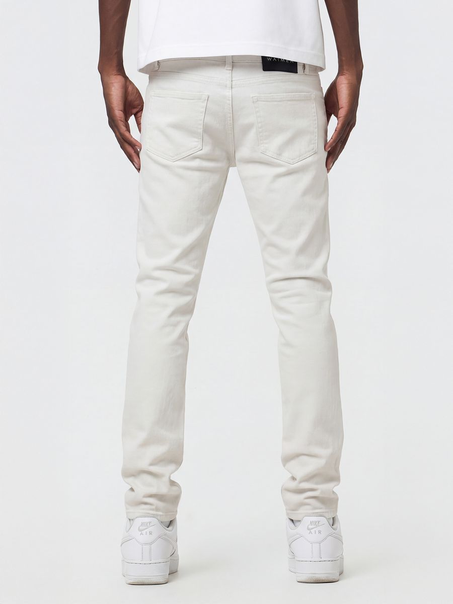 Flex Skinny Jeans - White detail