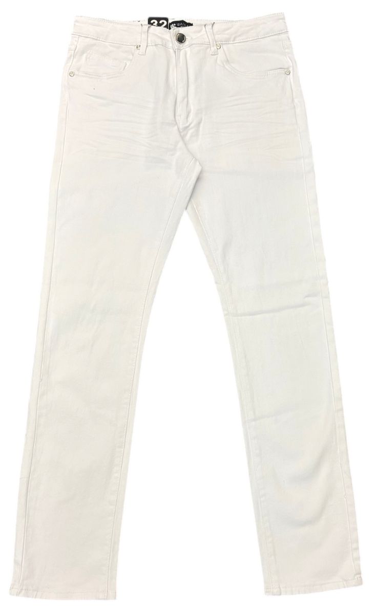Flex Skinny Jeans - White detail