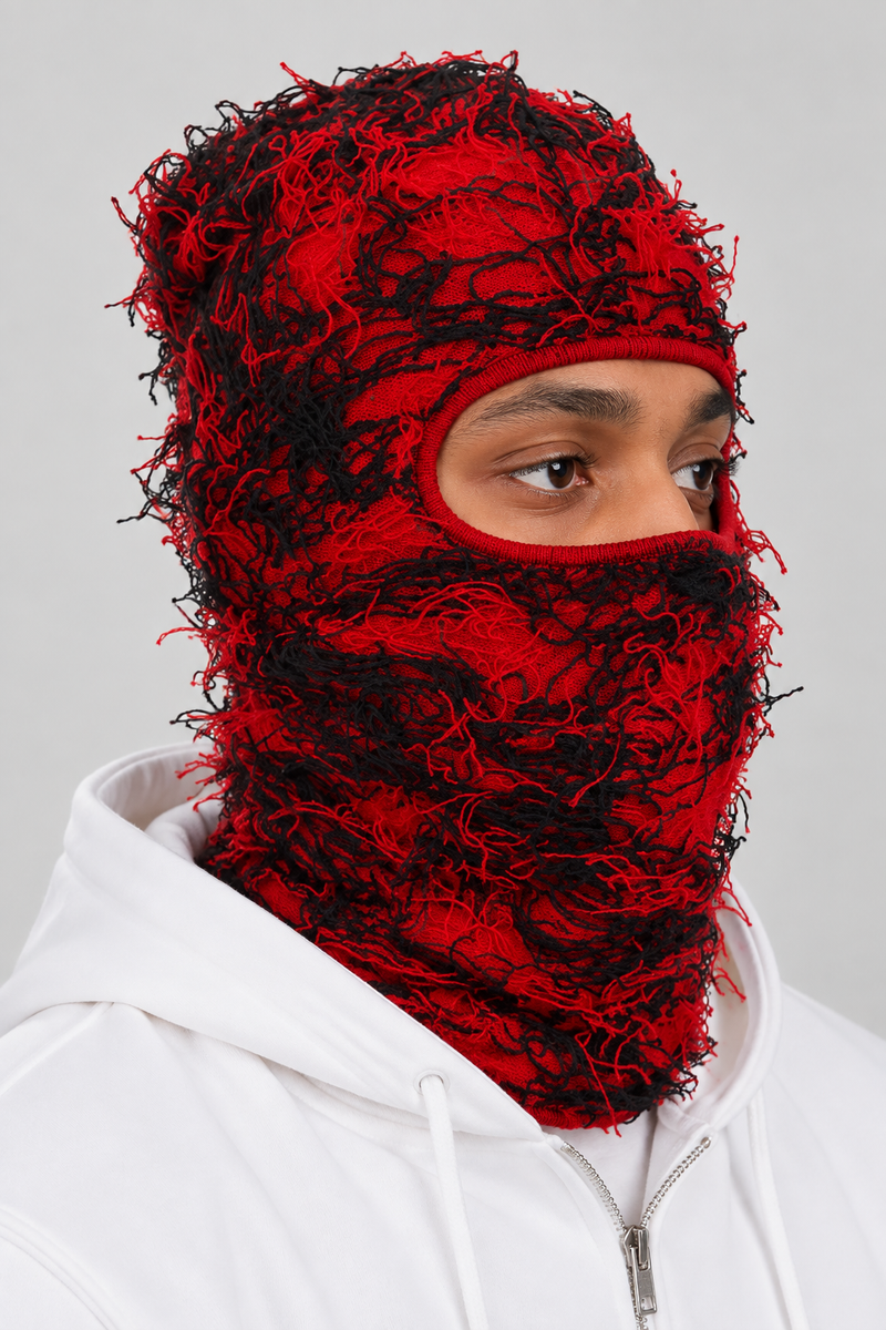 Fuzzy Balaclava Face Mask — alternate view