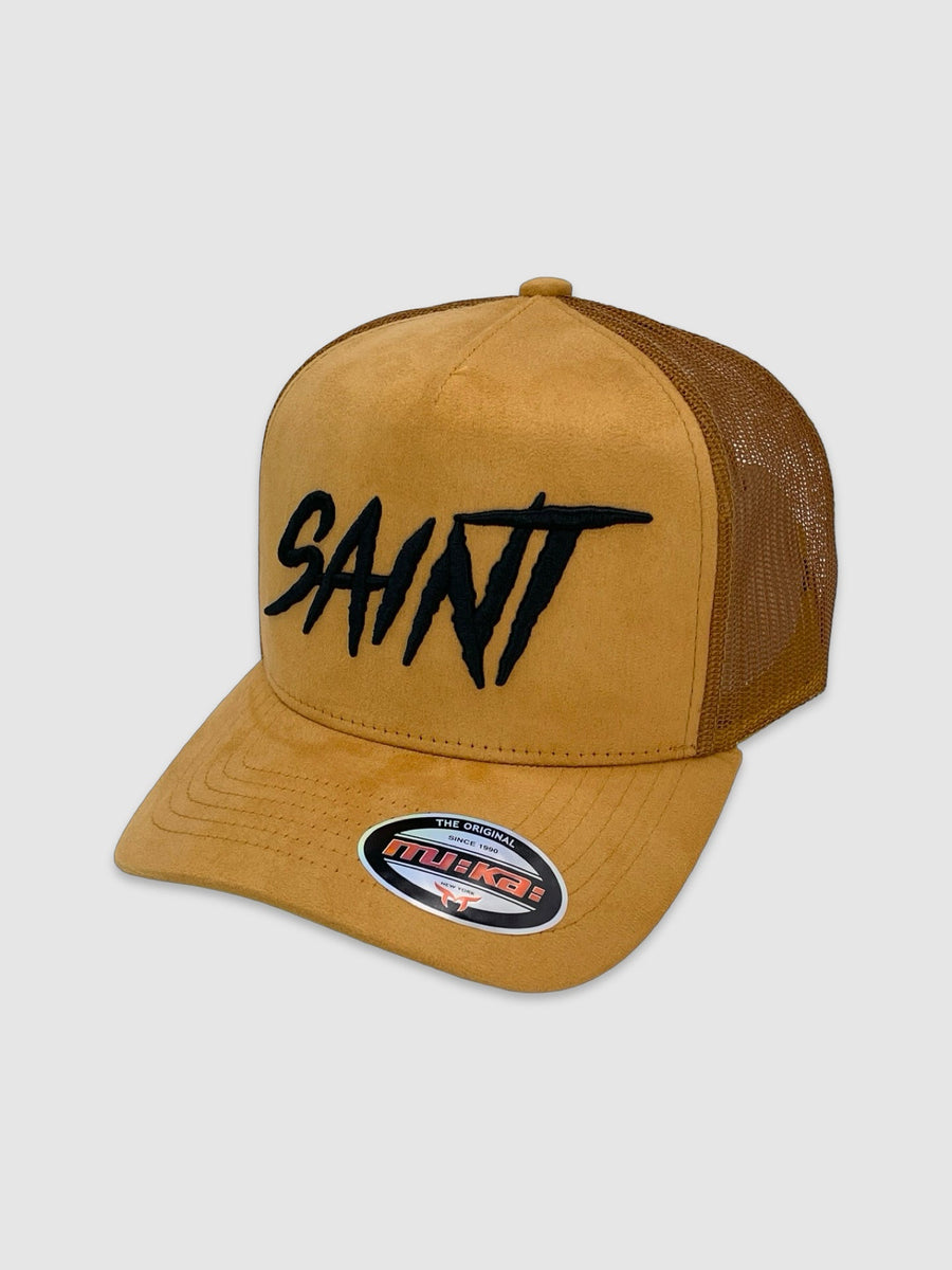 Saint Suede Trucker Hat - Wheat