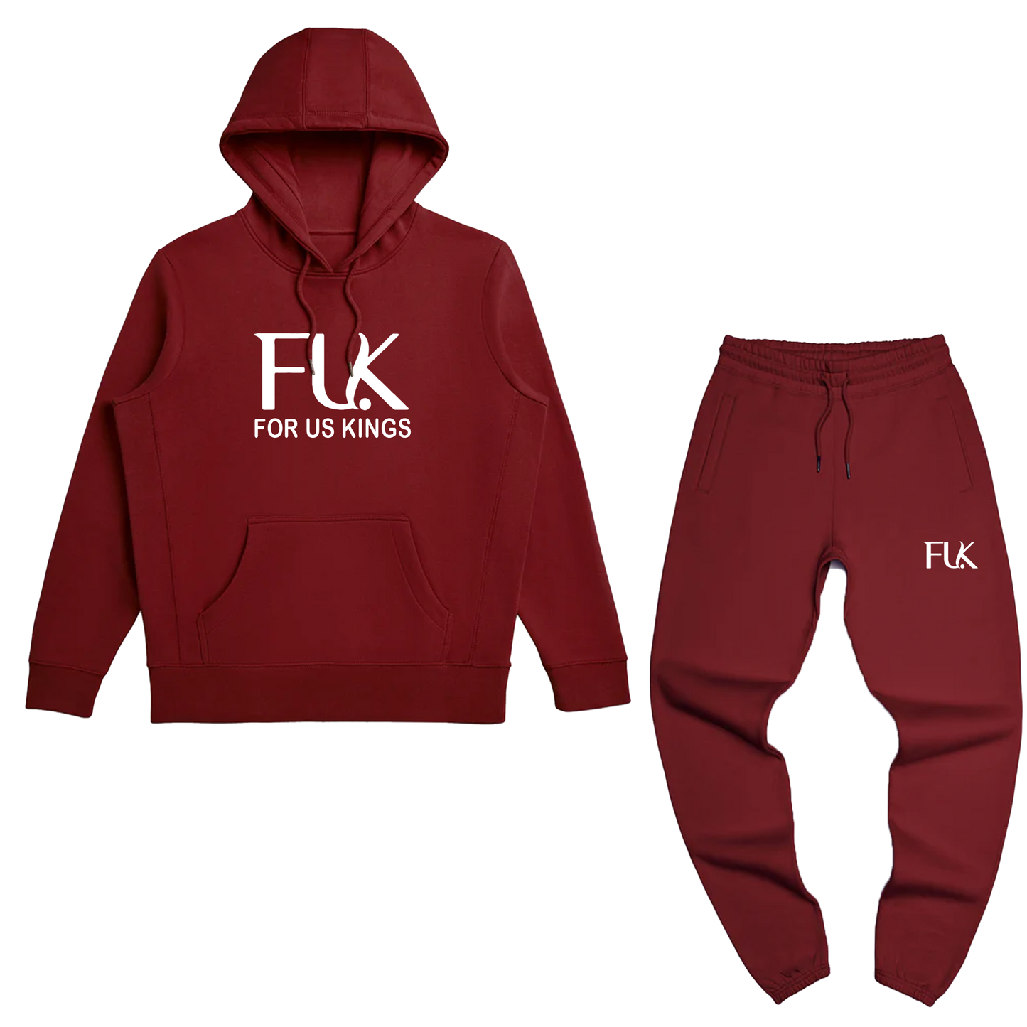 Oxblood For Us Kings Jogger Set