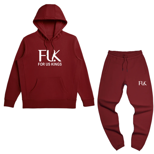 Oxblood For Us Kings Jogger Set