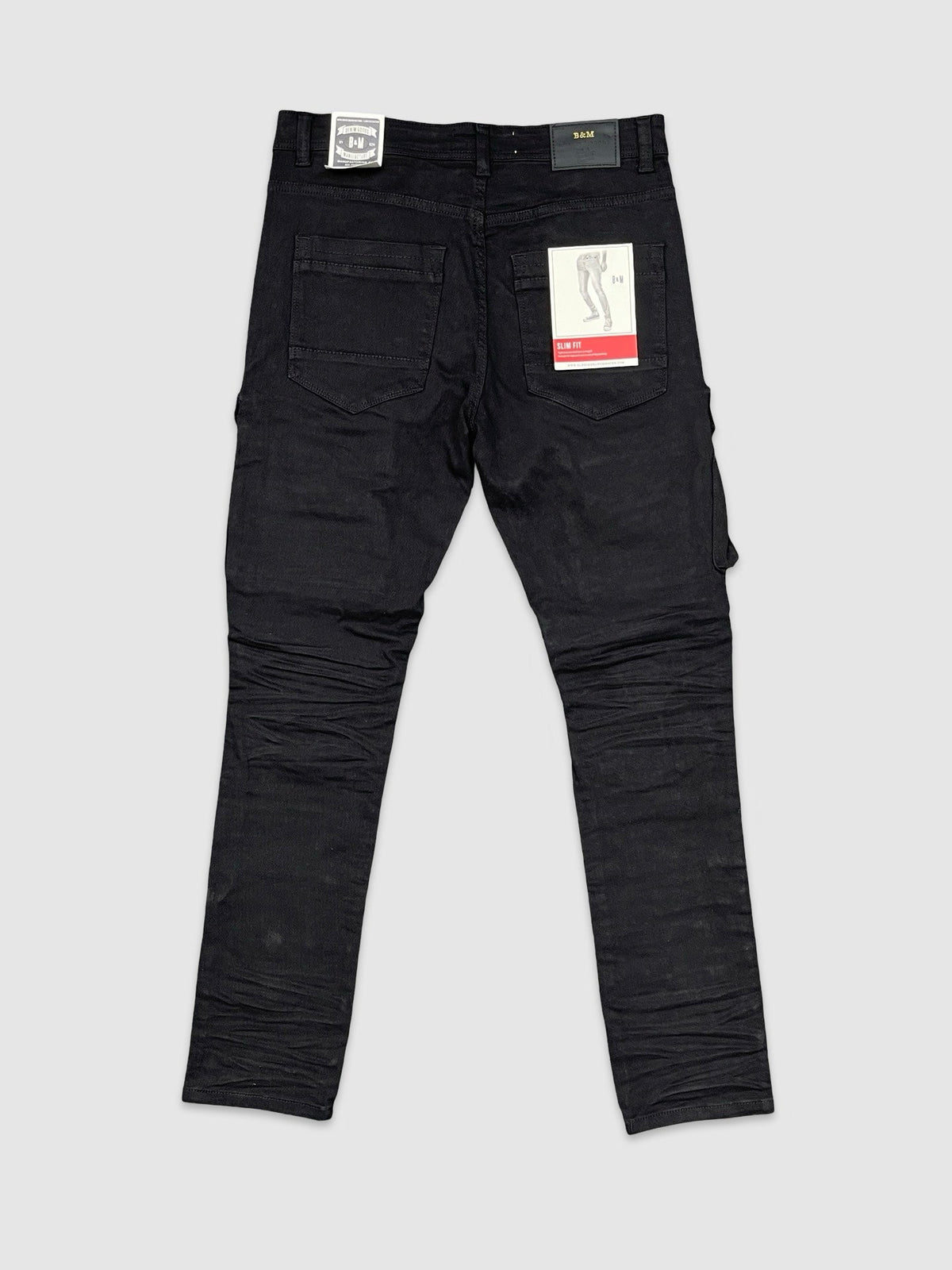 Premium Slim Fit Washed Cargo Pants
