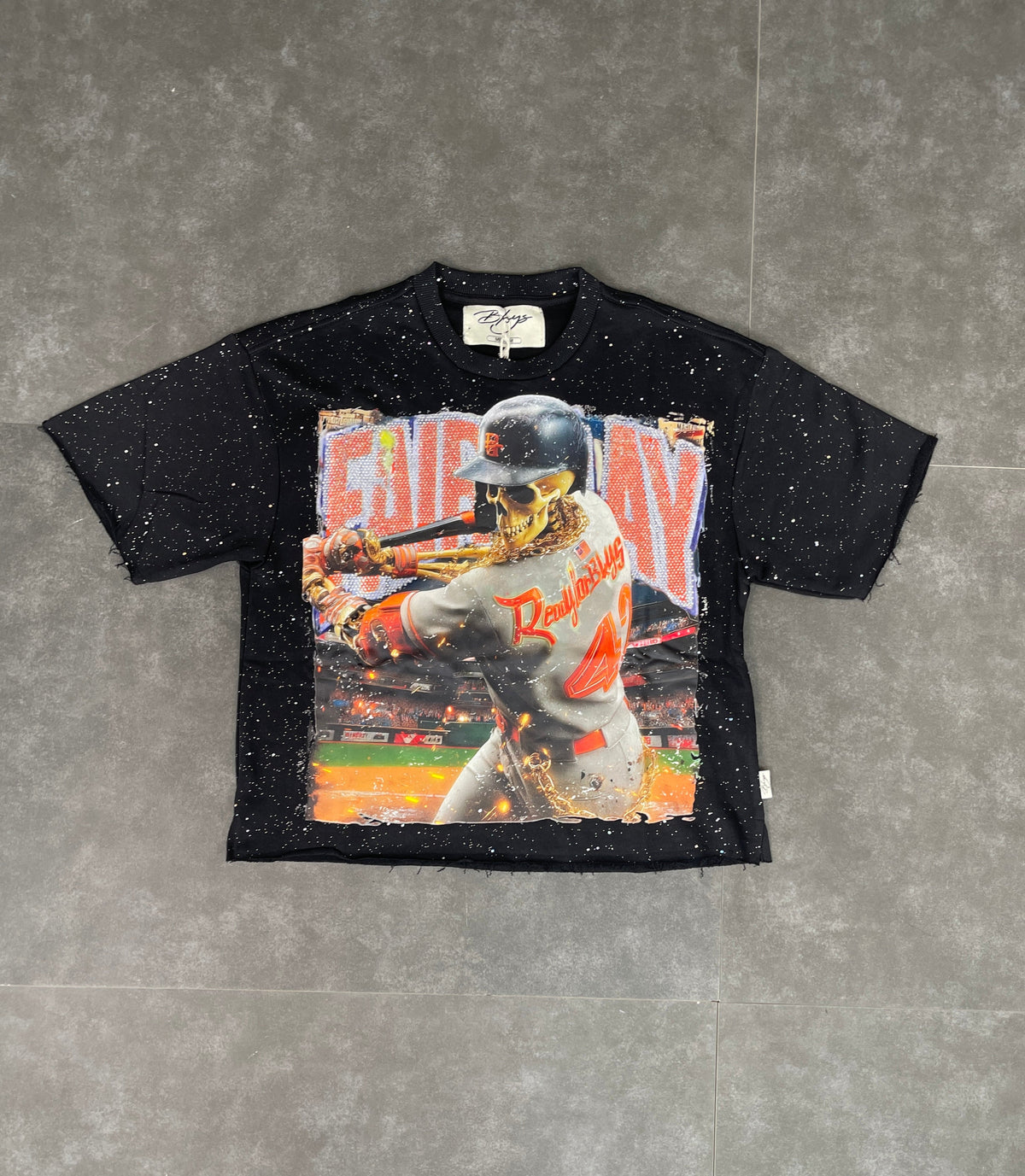 Fair Play Cropped Tee - Black