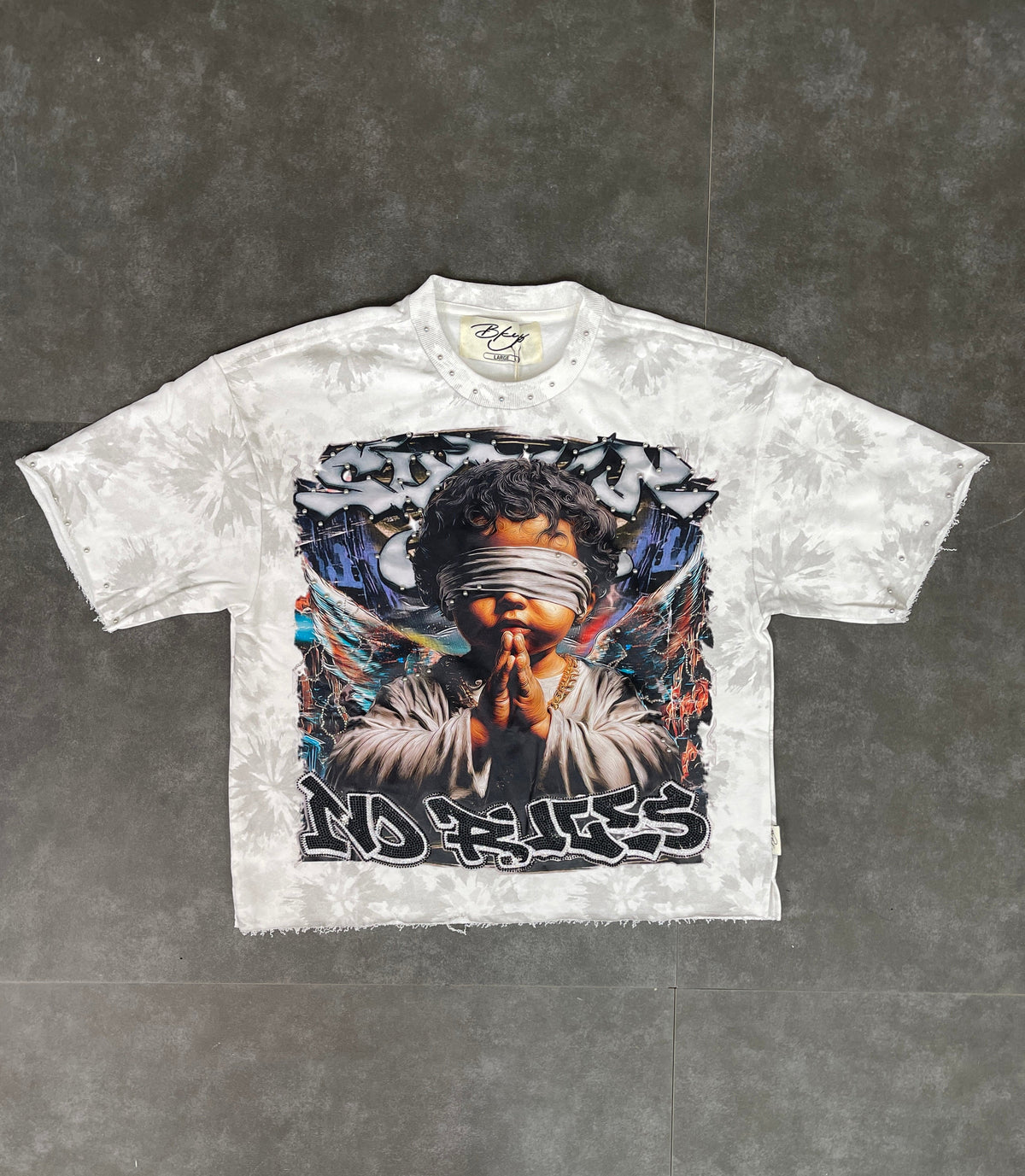 Sinner Club Cropped Tee - White