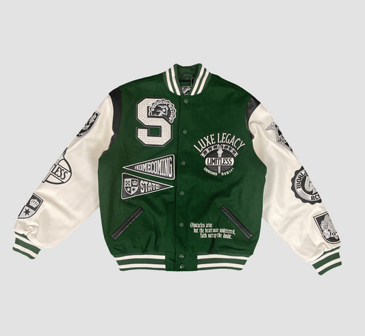 Smokerise Varsity Jacket - Black