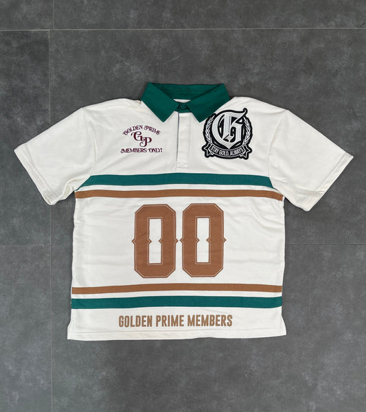 SS Varsity Polo - Vanilla