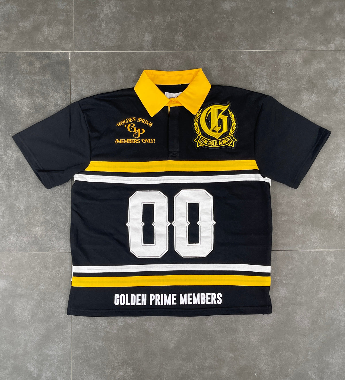 SS Varsity Polo - Black