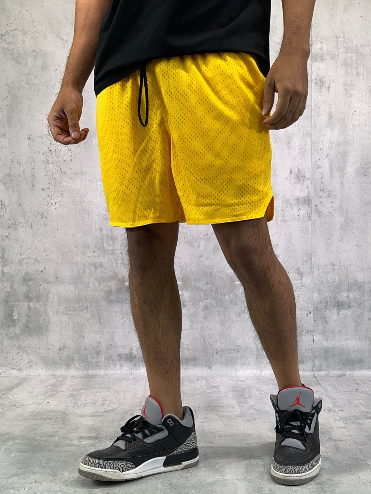 Mesh Shorts - Yellow