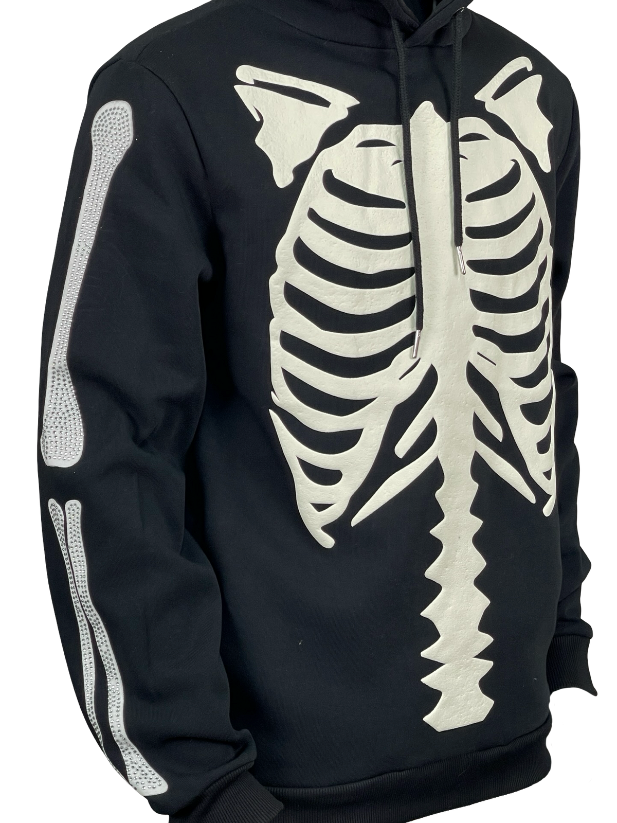 Ribcage Puff Print Fleece Hoodie - detail