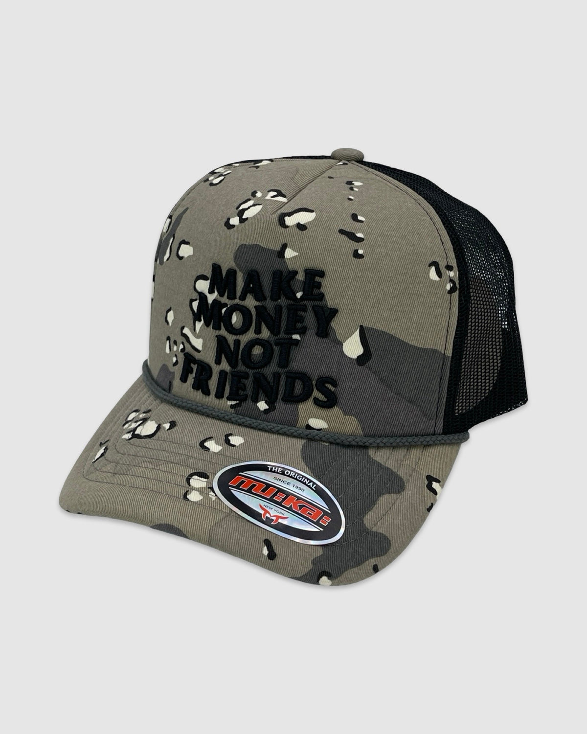 Make Money Trucker Hat - Desert Camo