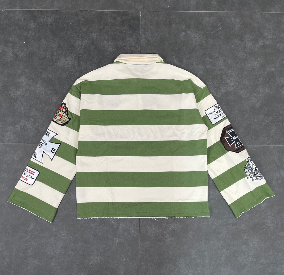 Cut & Sew Majestik Long Sleeve Polo