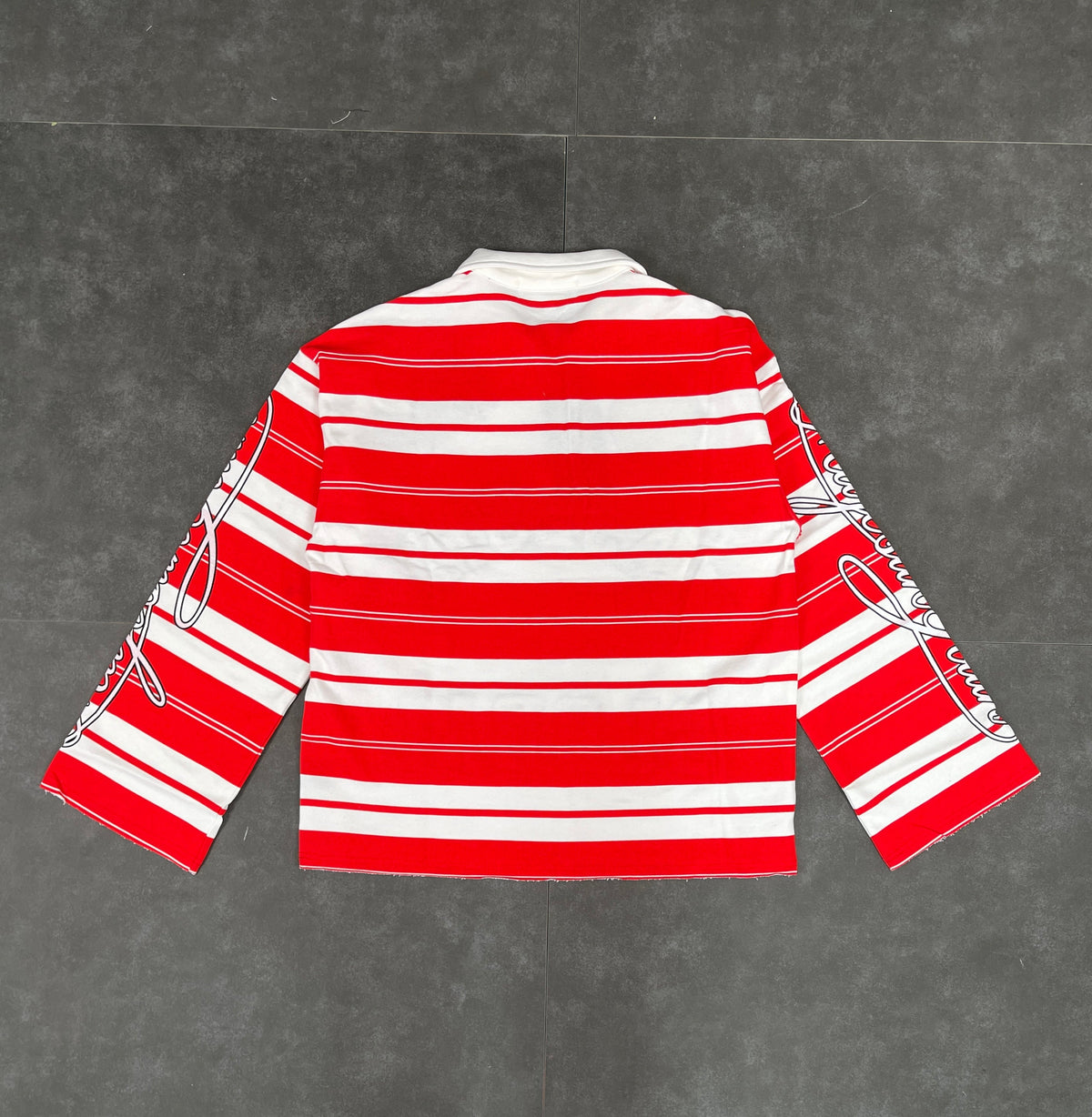Cut & Sew Majestik Long Sleeve Polo
