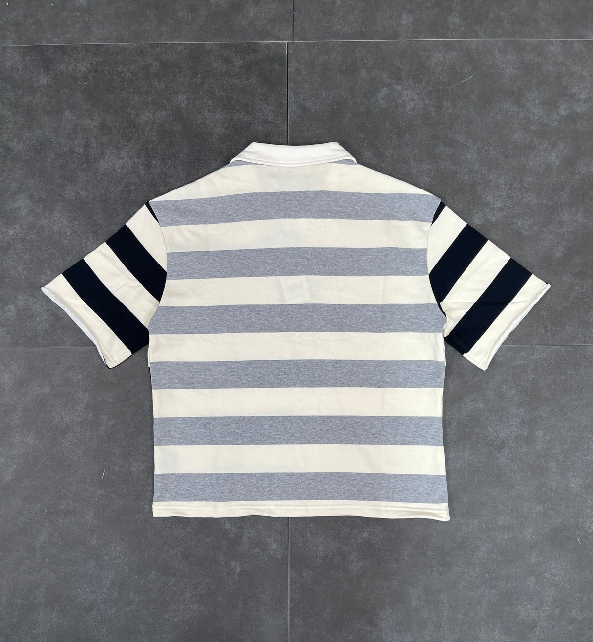 Cut & Sew Majestik Stripe Polo