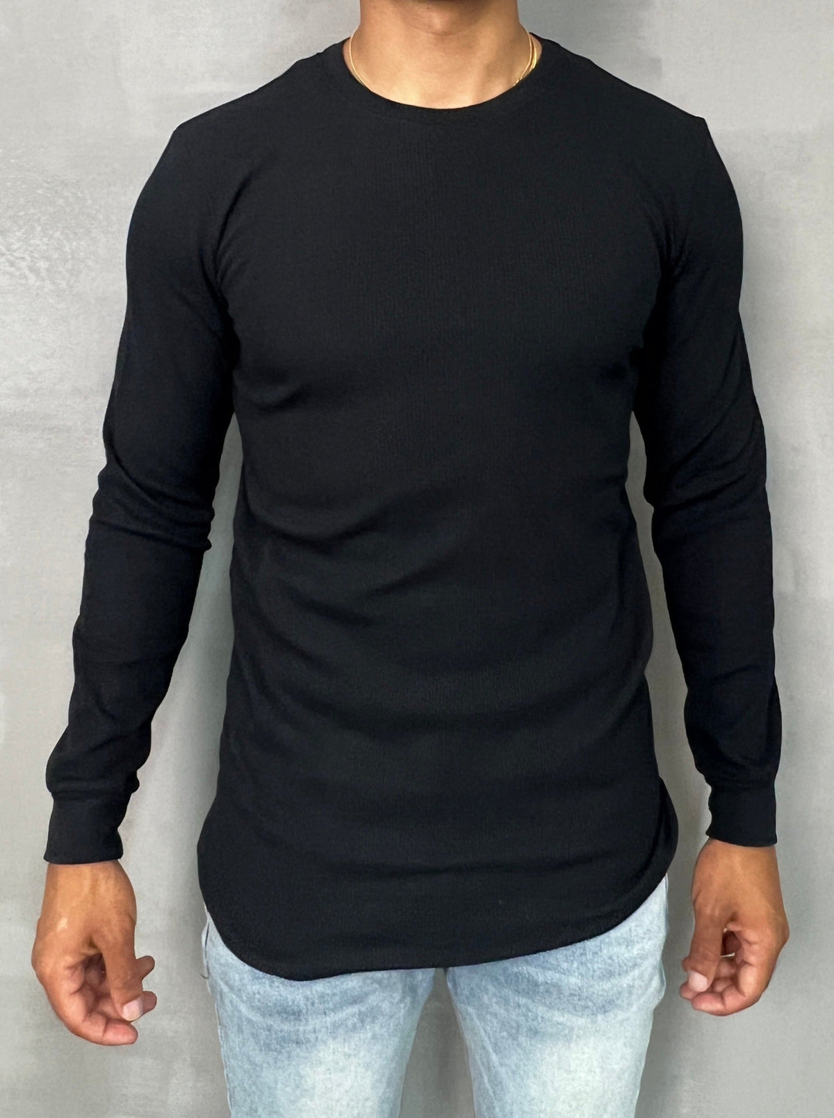 Men's Fitted Thermal Long Sleeve Shirt