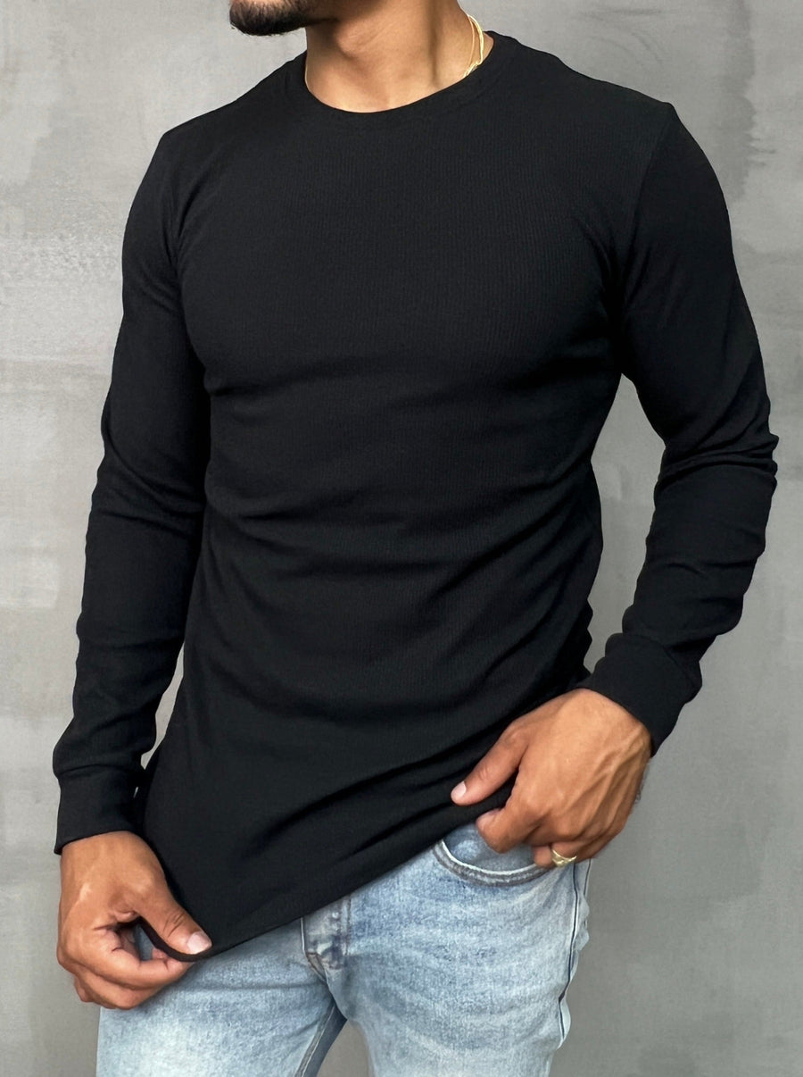 Men's Fitted Thermal Long Sleeve Shirt