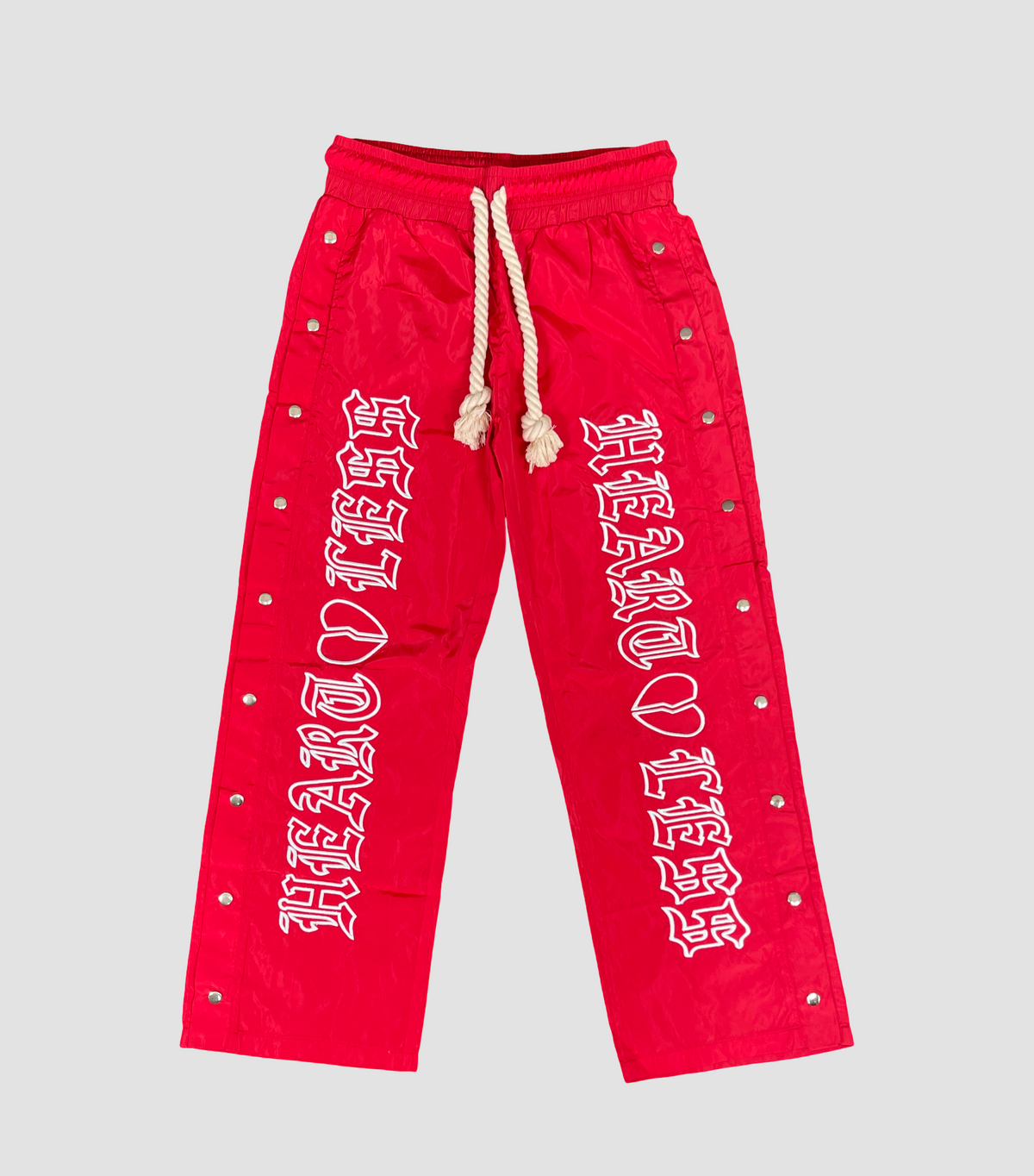 Heartless Nylon Pants - Red