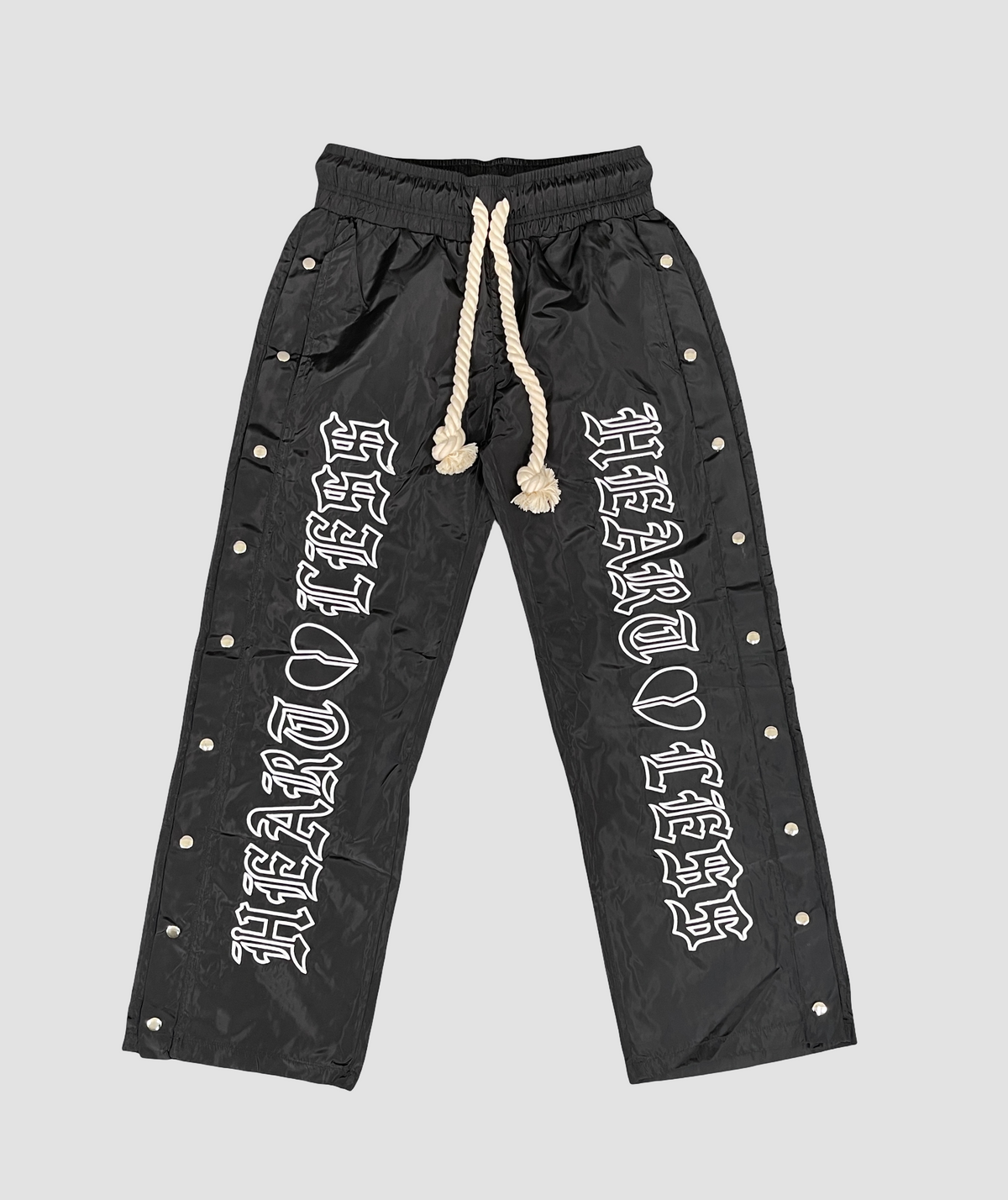 Heartless Nylon Pants - Black