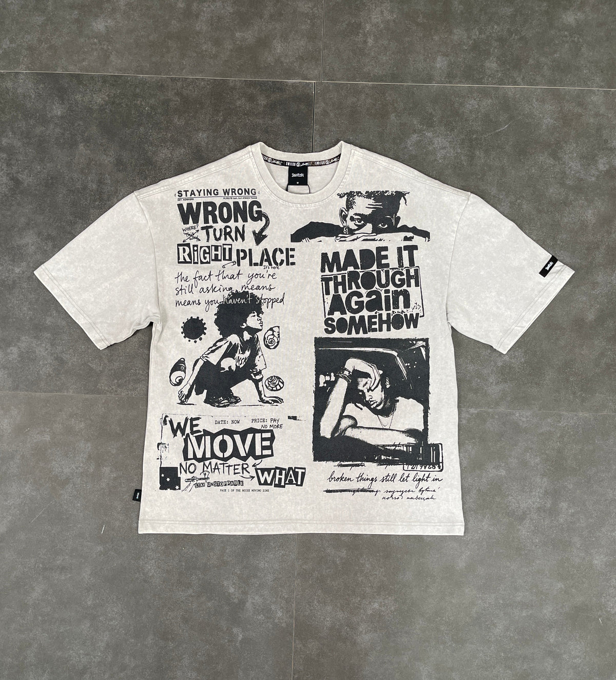 Made It Through SS Tee - Grey