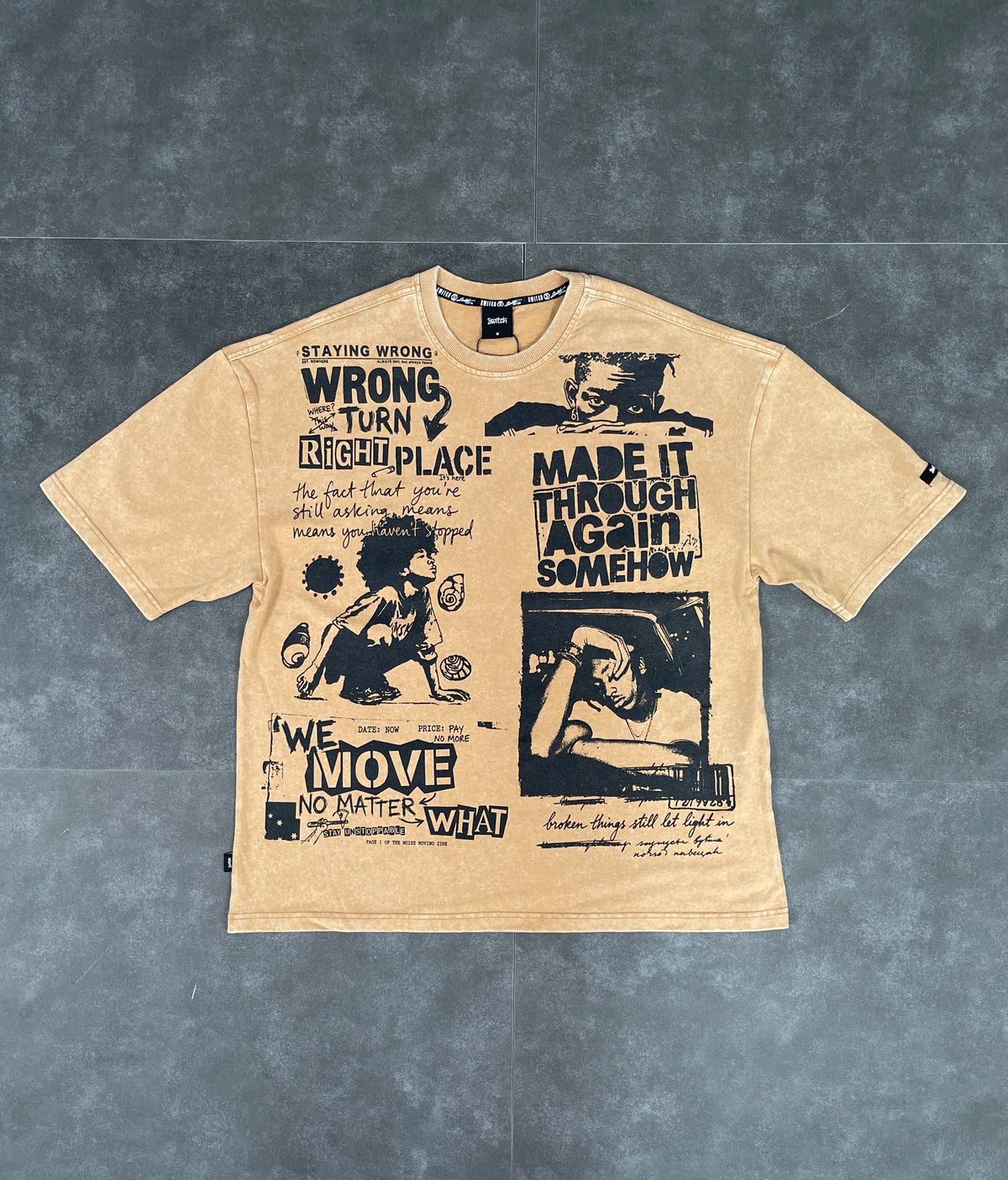 Made It Through SS Tee - Khaki