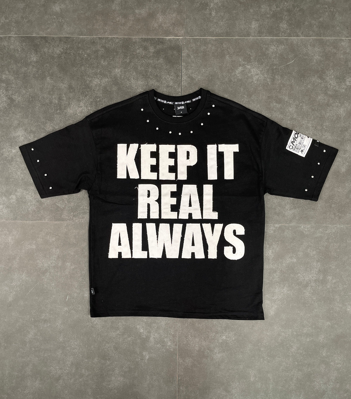 Keep It Real SS Tee - Black