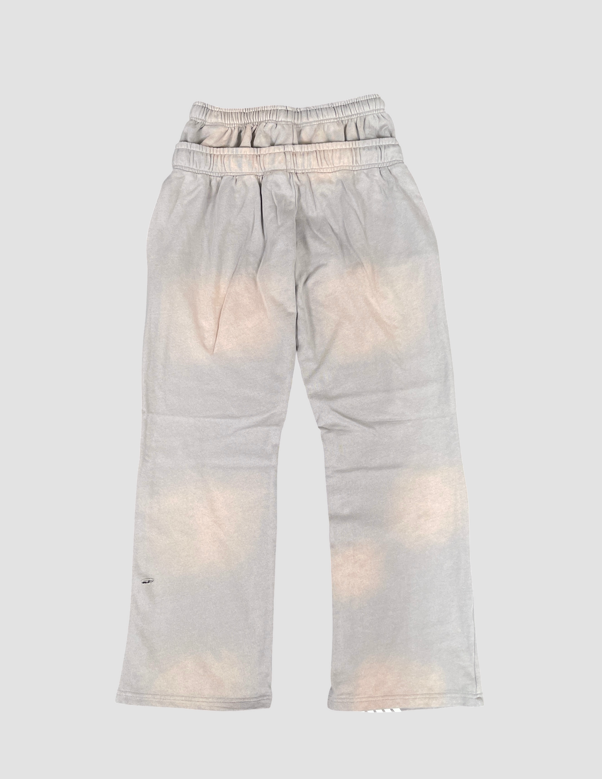 Double Waist Stripe Fleece Pants