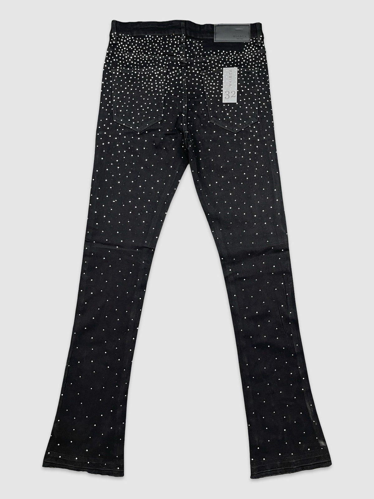 Color Stone Stacked Fit Jeans