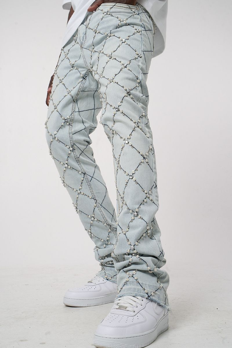 Pearl & Stone Stacked Fit Jeans