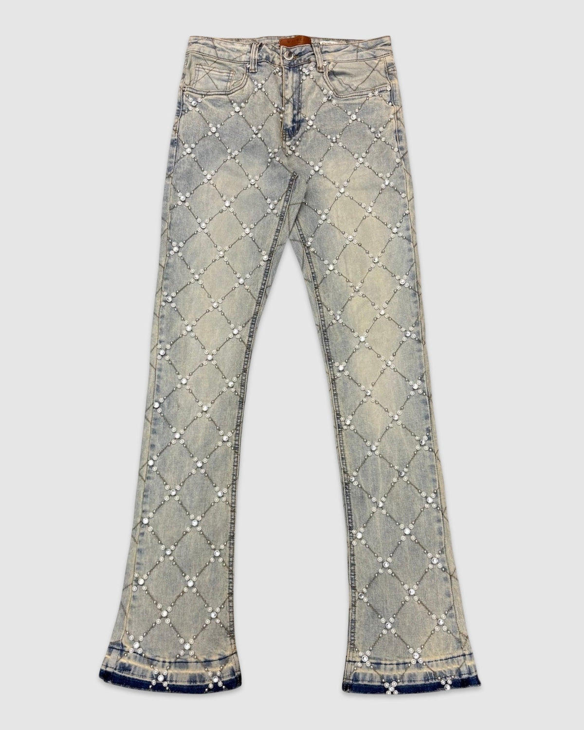 Pearl & Stone Stacked Fit Jeans - Dirt Vintage