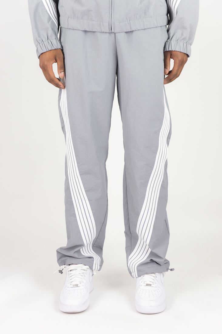 Men's Side Stripe Nylon Windbreaker Pants — alternate view