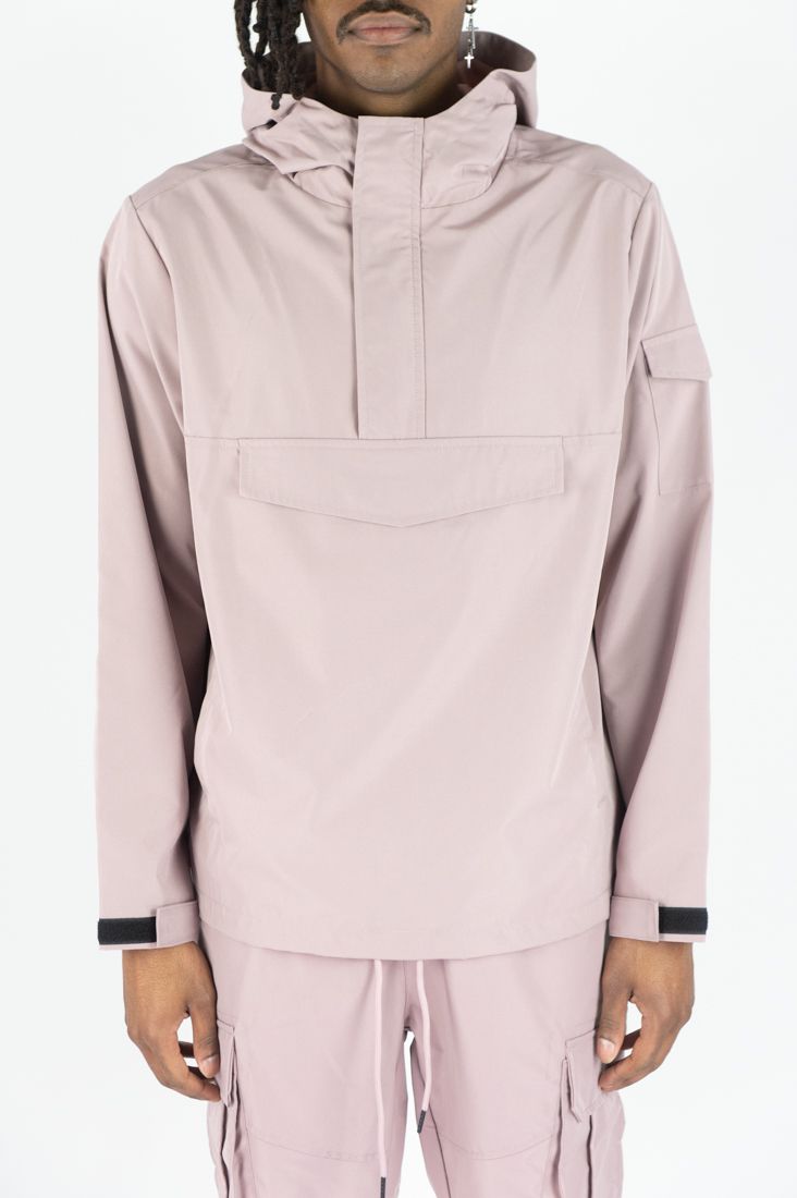 Men's Anorak Half-Zip Jacket & Cargo Stacked Pants Set — alternate view
