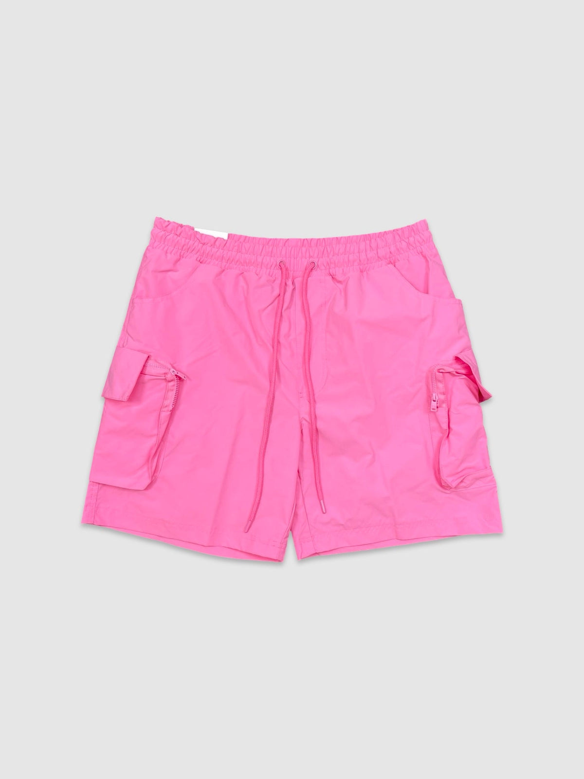 Nylon Cargo Shorts - Pink