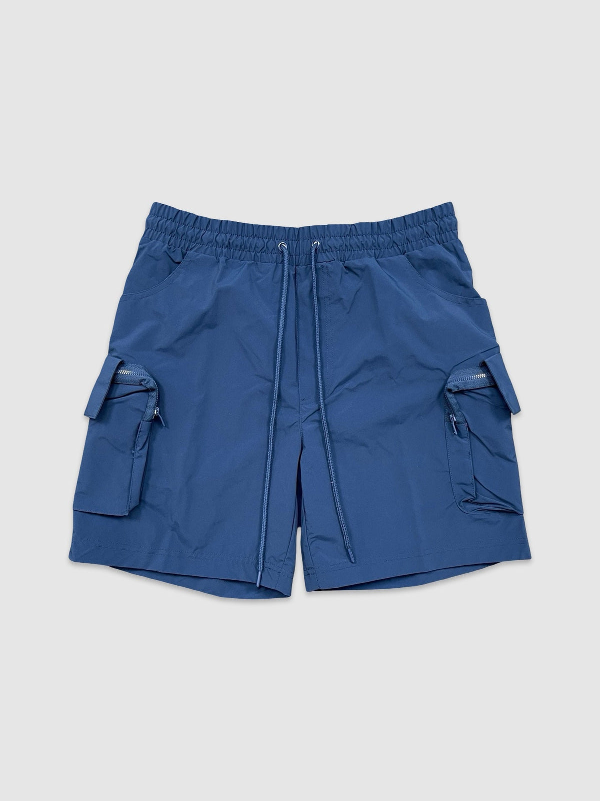 Nylon Cargo Shorts - Navy