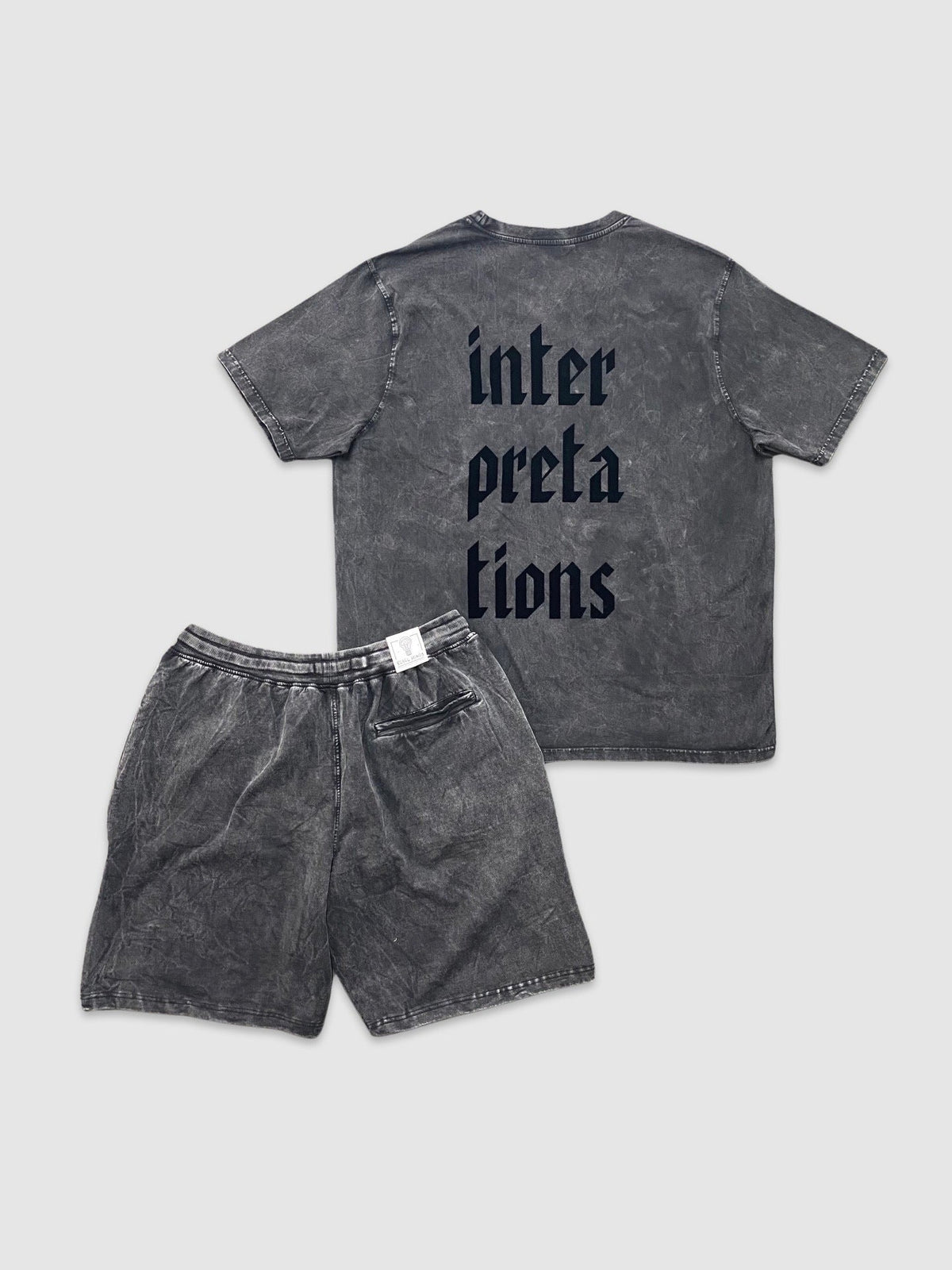 B&T Illicit Puff Tee & Fleece Shorts Set