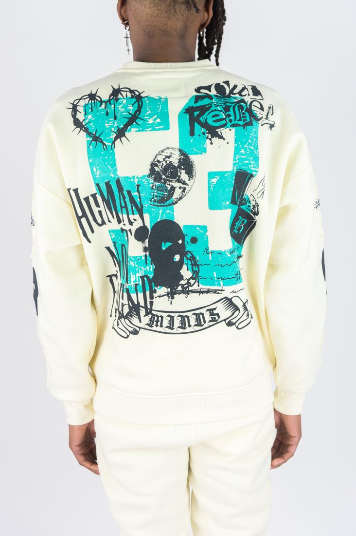 Mask 53 Fleece Crop Crew Stack Set