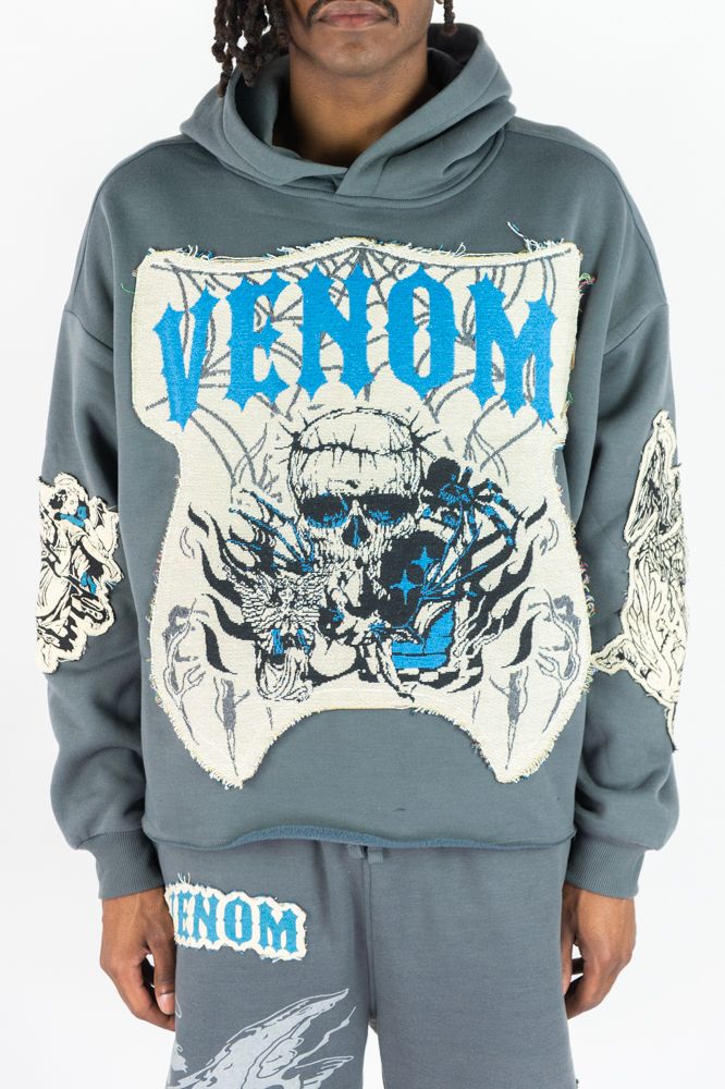 Men's Venom Tapestry Crop Hoodie & Pants Set — alternate view